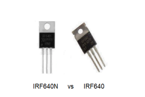 IRF640 vs IRF640N: ekivalan, espesifikasyon, ak fich