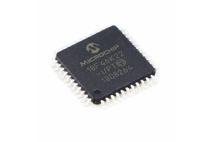 PIC18F46K22 MICROCONTROLLER: pinout, espesifikasyon, ak fich