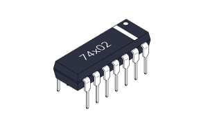 7400 Seri ni Gates: Eksplore 74LS02/74HC02 karakteristik ak aplikasyon pou