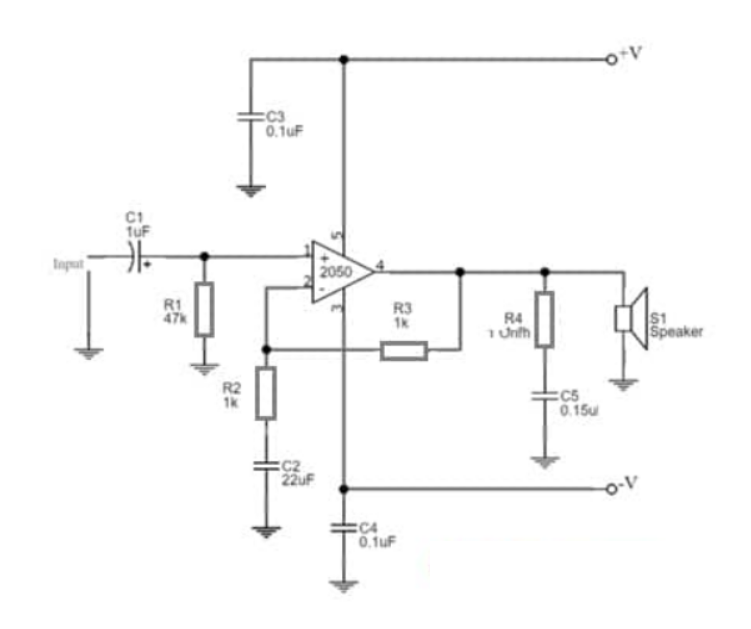 35W to 75W Stereo Audio Amplifier Circuit