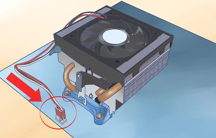  Connecting the CPU Fan to the Motherboard