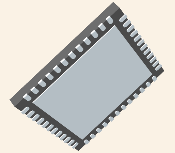 STM32F411CEU6 3D Model