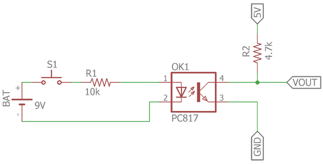  PC817 IC Optocoupler Circuit