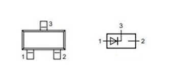 MMBD4148 Pinout