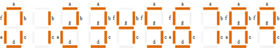 Digital Segments for all Numbers